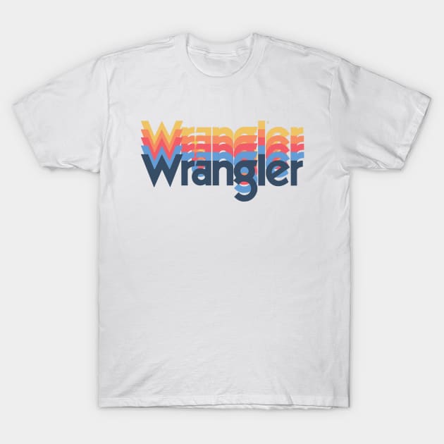 Vintage Cowboy Wrangler 1970s T-Shirt by ChrisShotFirst